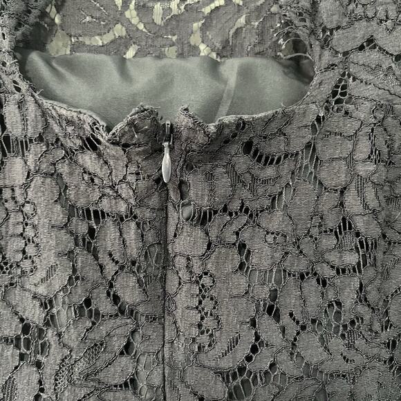 Jessica Simpson Maternity Blue Lace Overlay Dress Size Large Special Event Party - Picture 8 of 12